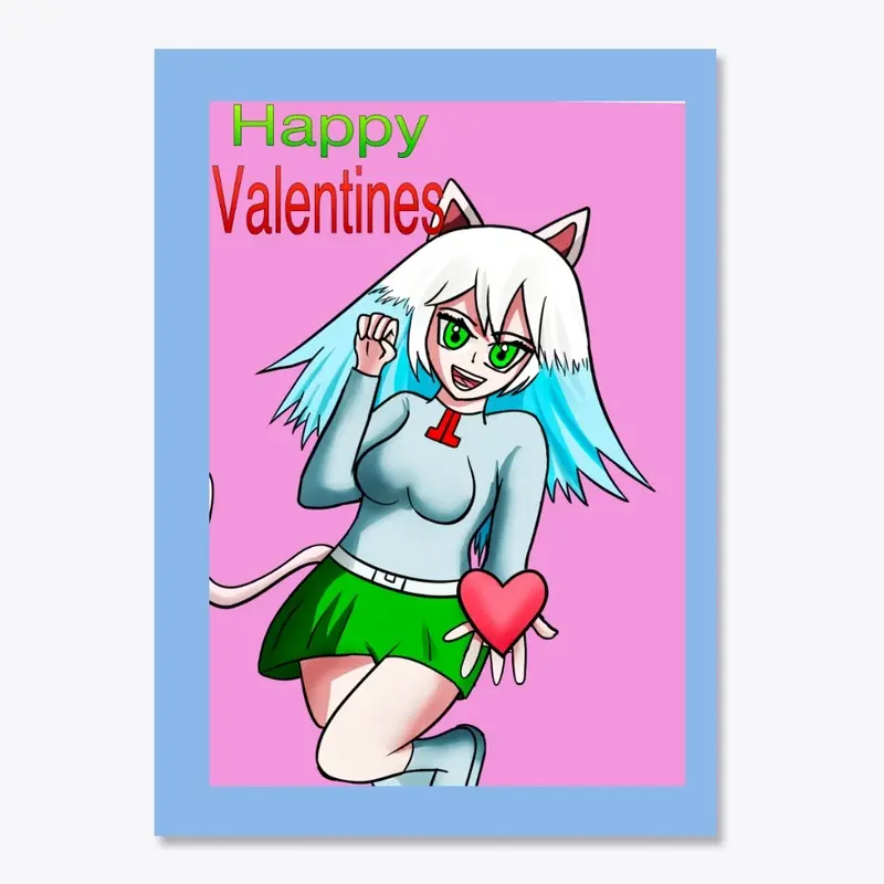 Mia Luckman Happy Valentines Sticker